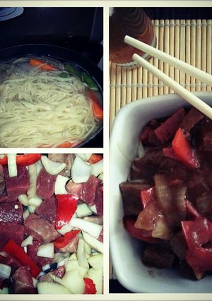 A picture of Chop Suey ready in 30 minutes.