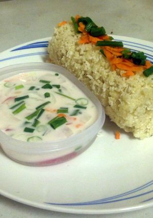 A picture of Coconut Mould Puttu.