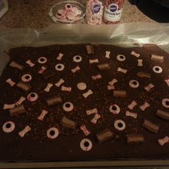 A picture of Halloween Bark.