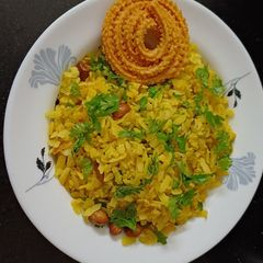 Satvik poha A picture of Satvik poha.