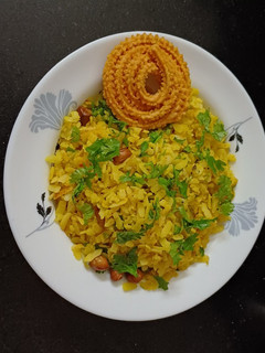 A picture of Satvik poha.