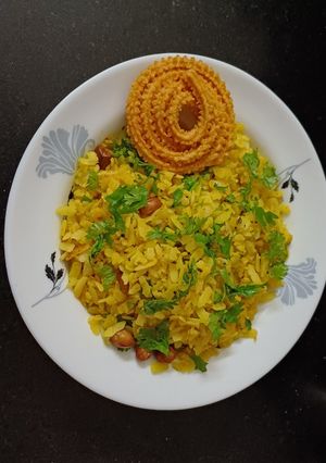 A picture of Satvik poha.