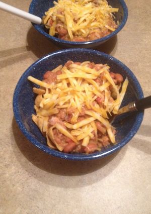 A picture of Frito Pie.