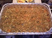 A picture of cornbread stuffing