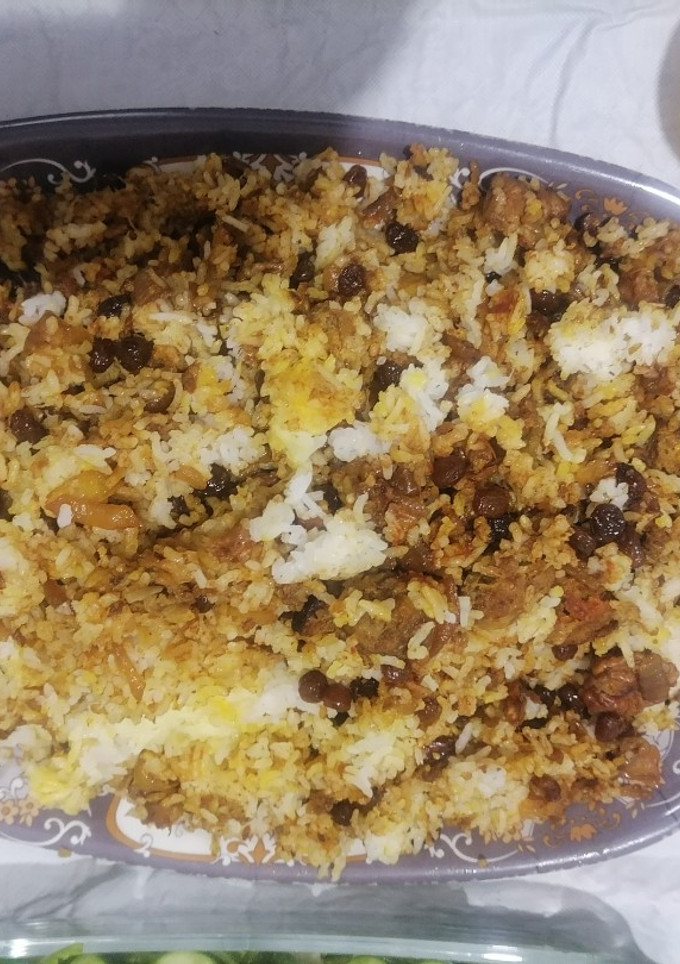 عکسی از دستور غمبر پلوی شیرازی