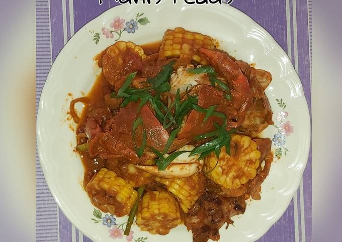 Kepiting Asam Manis Pedas