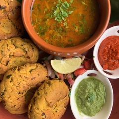 A picture of Rajasthani Dal Baati { Winter Special }.