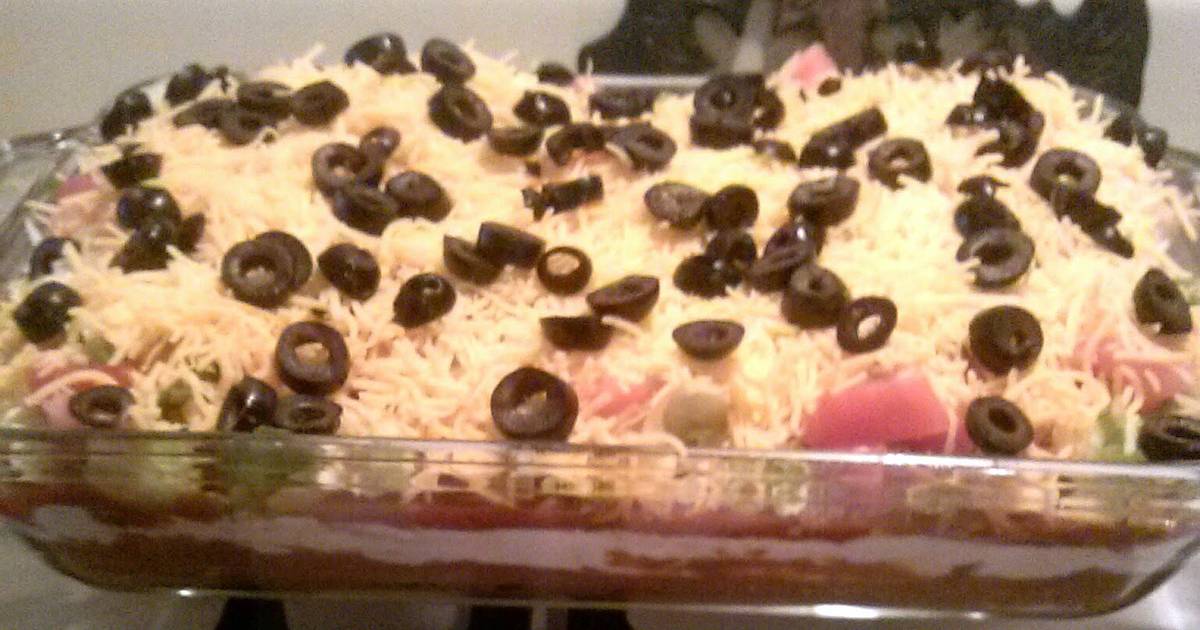 Seven Layer Taco Dip Recipe By Kristin Cookpad   Photo 