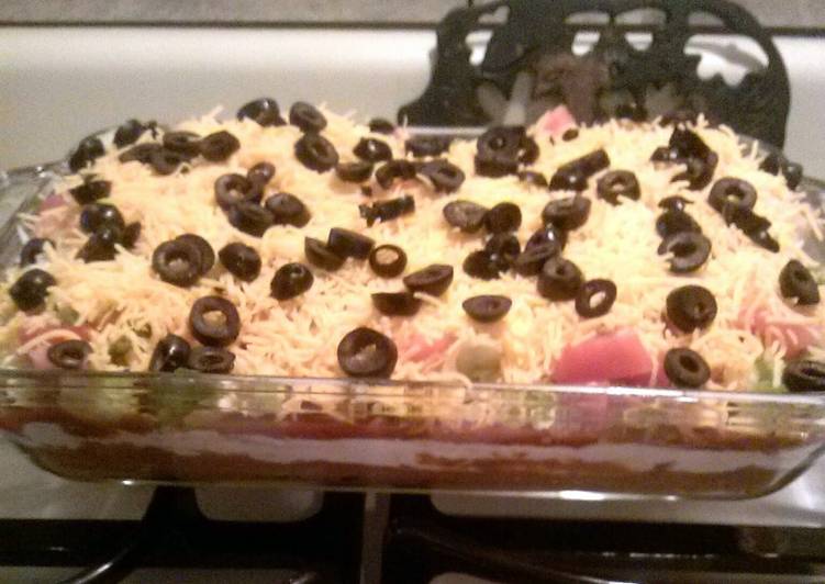 Recipe of Homemade Seven Layer Taco Dip