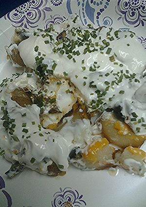 A picture of Loaded baked potato casserole.