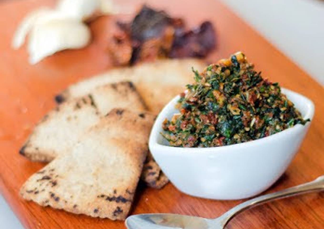 Sun Dried Tomato Pesto (Food Processor Version)