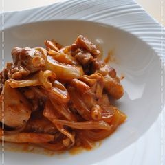 A picture of Chicken Thigh ☆ in Ketchup Sauce.