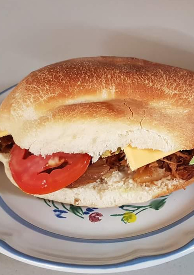 Una foto de Torta casera de pierna (para llevar al trabajo o escuela)