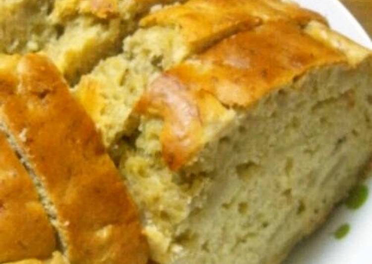 Steps to Make Perfect Apple and Banana Pound Cake Made with Pancake Mix