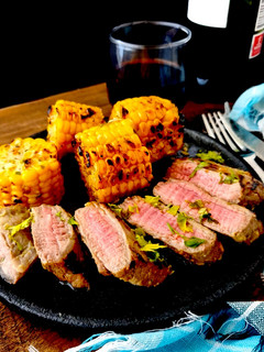 Una foto de Filete de vacío marinado y al grill