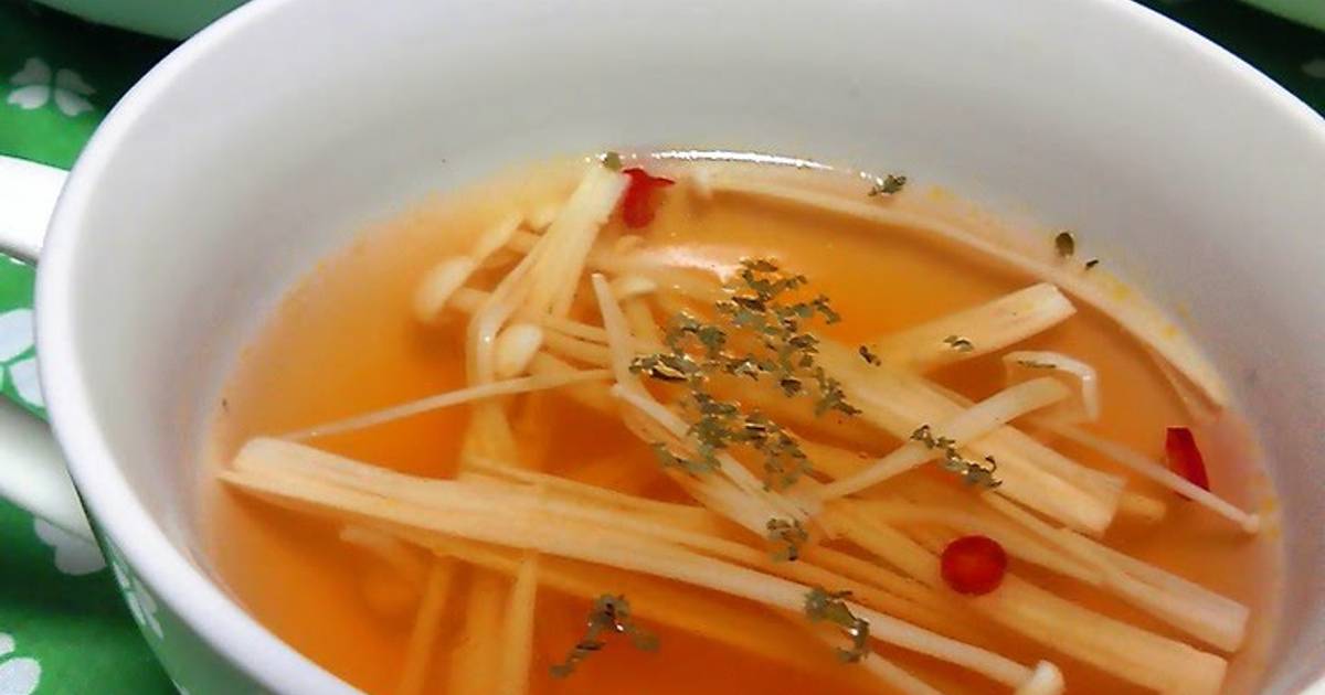 5 Minute Soup in a Microwave Recipe by cookpad.japan Cookpad
