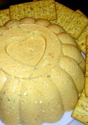 A picture of Tomato shrimp dip.
