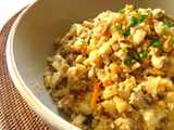 vegetable scrambled tofu