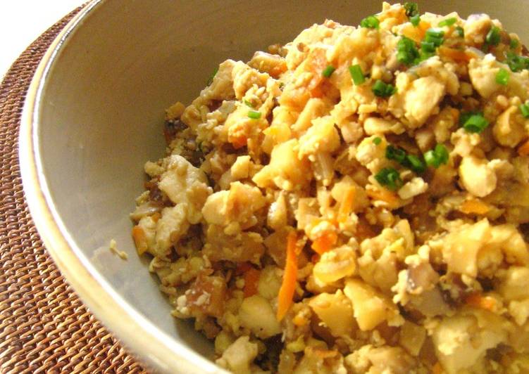 Steps to Prepare Ultimate Scrambled Tofu with Just Vegetables