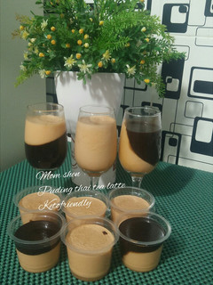 Foto resep Puding thai tea latte # ketofriendly