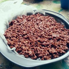A picture of Chocolate Rice Krispies.