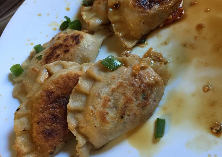 Simple Way to Prepare Perfect Vegan Pan-fried Dumplings