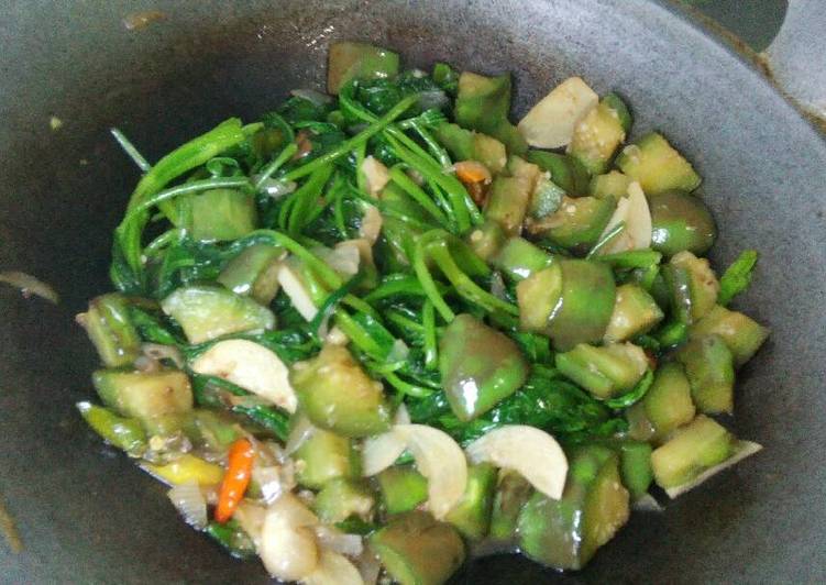  Resep  Tumis  KTT Kangkung  terong  terasi oleh Muyassaroh 