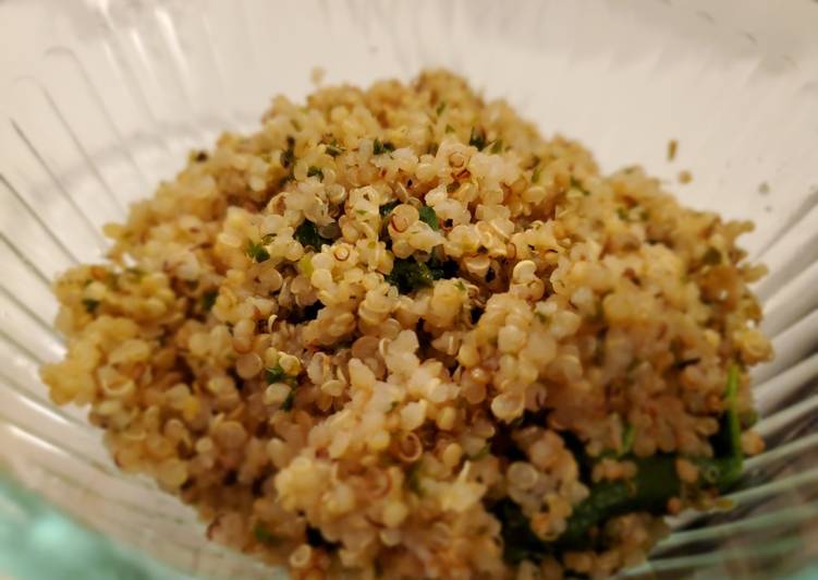 Recipe of Quick Lemon Herb Quinoa