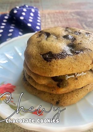 Foto resep Chewy Chocolate Cookies (2)