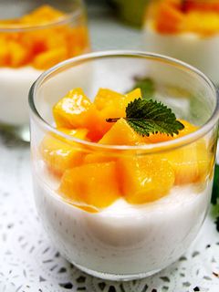 芒果鮮奶酪 Mango Panna Cotta 的食譜成品照片