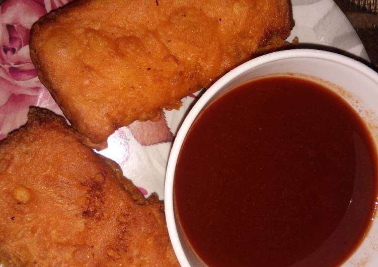 Recipe: Appetizing Besan bread toast