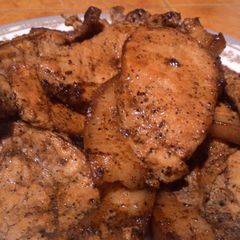 A picture of Juicy Pan Fried Porkchops.