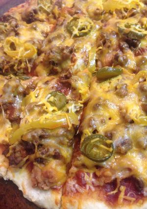 A picture of Taco Pizza.