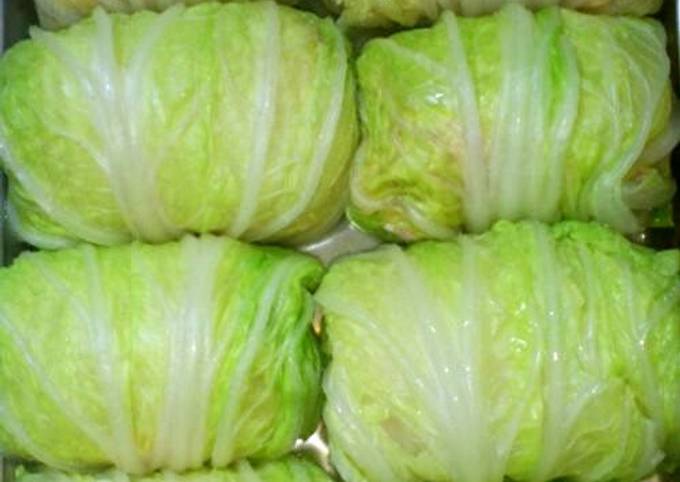 Steps to Make Favorite Healthy Chinese Cabbage Rolls with Tofu