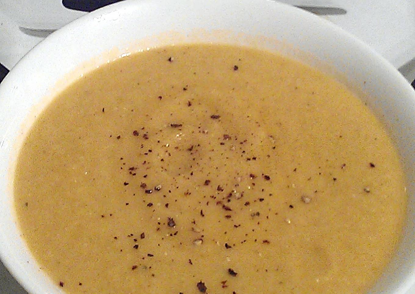 Vickys Spiced Cauliflower Soup, GF DF EF SF