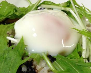 Fresh, Serving Recipe Microwaved Easy Poached Egg Savory Delicious