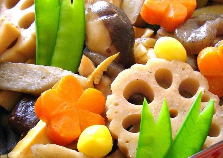 Steps to Prepare Super Quick Homemade Truly Delicious!  New Year&#39;s Osechi - Chicken with Vegetables