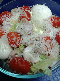 A picture of Leftover Smoked duck salad.