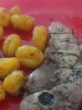 Chuletas de pavo a las finas hierbas