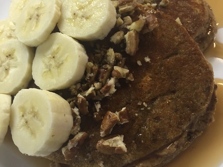Easy Steps to Prepare Sammies Banana Nut Protein Pancakes the So Delicious You can take Joss in your mouth