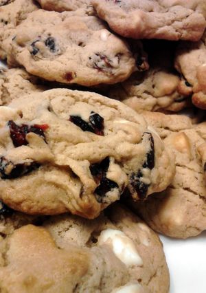 A picture of White Chocolate Cranberry Cookies.