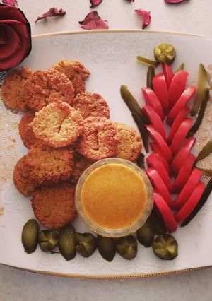 عکسی از دستور فلافل با سس انبه