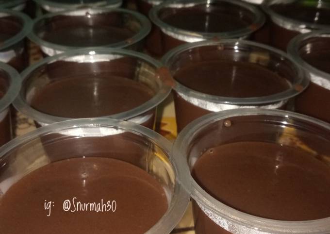 Puding coklat cup