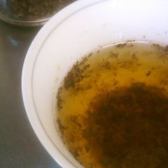 A picture of For Rice Balls Homemade Umeboshi Kombu Tea.
