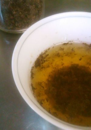 A picture of For Rice Balls Homemade Umeboshi Kombu Tea.