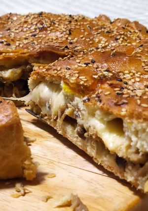 Φωτογραφία της συνταγής Πίτα με κοτόπουλο και μανιτάρια