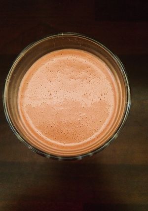 A picture of Healthy Peanut Butter & Chocolate Breakfast Shake.