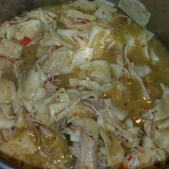 A picture of Chicken and Dumplings.