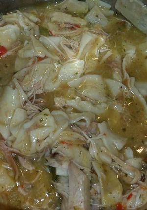 A picture of Chicken and Dumplings.