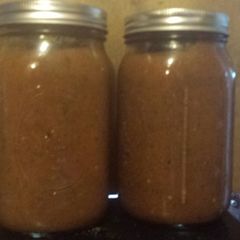 A picture of Tia's Warriors Salsa.
